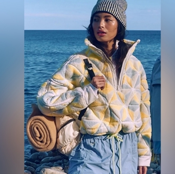 NWT Women's FREE PEOPLE Movement 1/2 Pullover Fleece Jacket - Picture 3 of 8